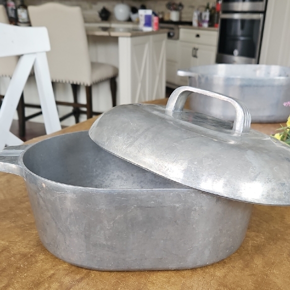 Magnalite Vintage  Cookware Roasting Pan with Lid - Picture 3 of 9